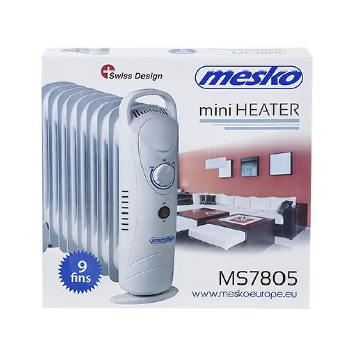 Mesko Home MS7805 Indoor White 1000 W Маслен електрически