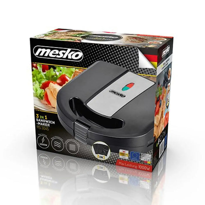 Mesko MS 3045 уред за сандвичи 1000 W Черен