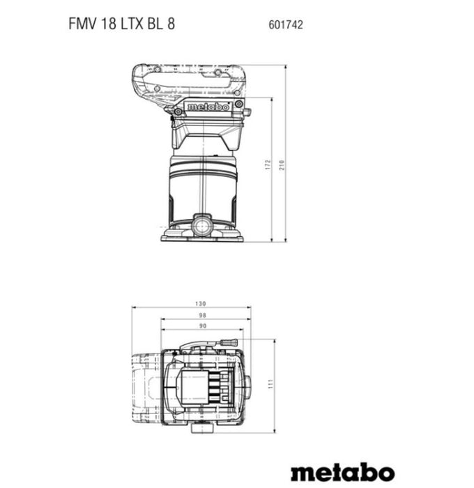 АКУМУЛАТОРНА ФРЕЗА 18 LTX BL 8SOLO