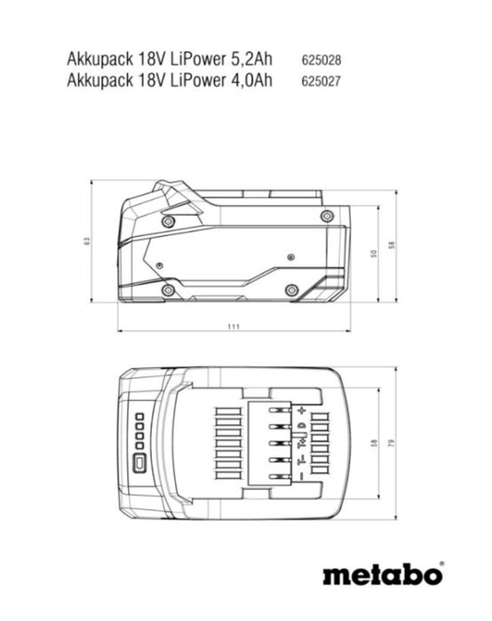 АКУМ. БАТЕРИЯ 18.0V 4.0AH V LI-POWER