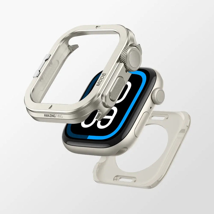Метален калъф AmazingThing Titan Pro за Apple Watch 11 46