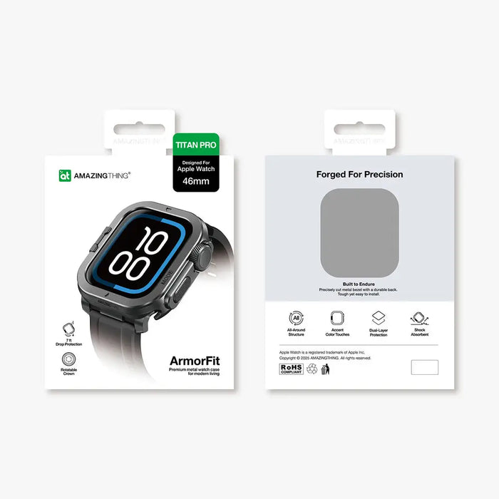 Метален калъф AmazingThing Titan Pro за Apple Watch 11 46