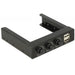 Метален панел 3.5’ DeLock 2 x USB 2.0