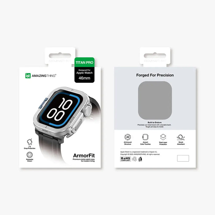 Метален калъф AmazingThing Titan Pro за Apple Watch 11 46