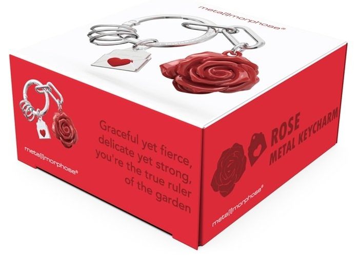 Ключодържател Metalmorphose - Rose With Letter