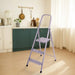 МЕТАЛНА СТЪЛБА 3 СТЪПАЛА SUPER HOME EUROGOLD