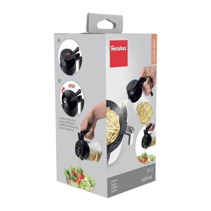СПРЕЙ БУТИЛКА ЗА ОЛИО 2 В 1 SPICE METALTEX