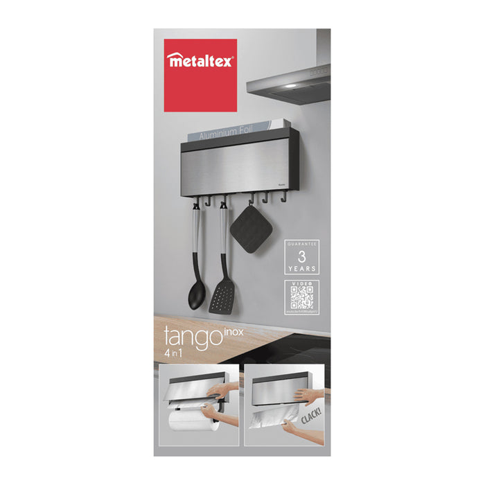 МУЛТИФУНКЦИОНАЛЕН ДИСПЕНСЪР 4 В 1 TANGO INOX METALTEX