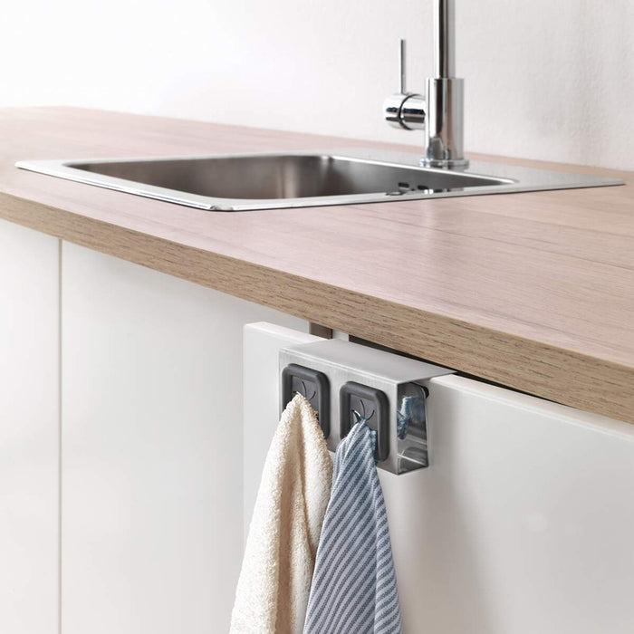 ДВОЕН ДЪРЖАЧ ЗА КЪРПИ TIDYING INOX METALTEX