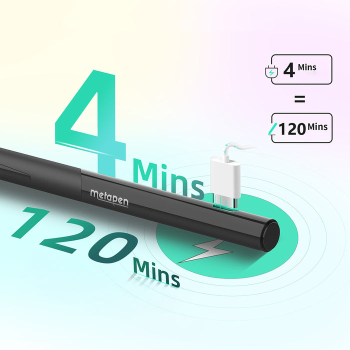 Стилус Metapen Pencil D1 за iPad - черен