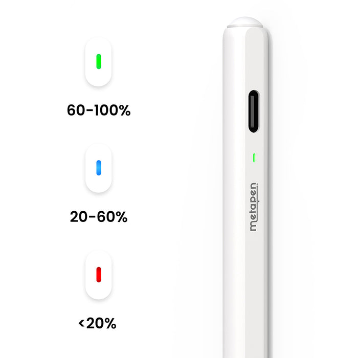 Metapen Pencil Air8 Pro за iPad - бял