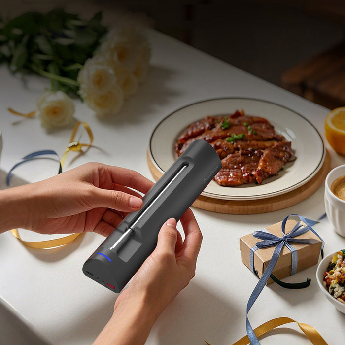 Meatmeet S Pro кухненски термометър с Bluetooth/WiFi приложение за грил, фурна, пушилня - сив
