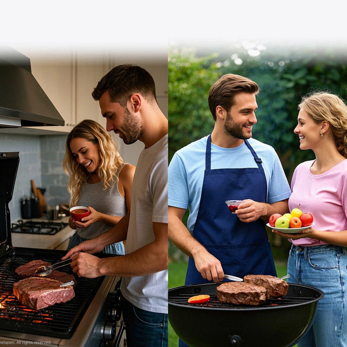 Meatmeet S Pro кухненски термометър с Bluetooth/WiFi приложение за грил, фурна, пушилня - сив