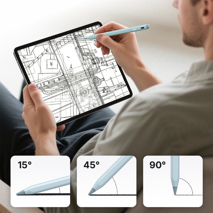 Активен стилус Metapen A8 за iPad USB-C - син