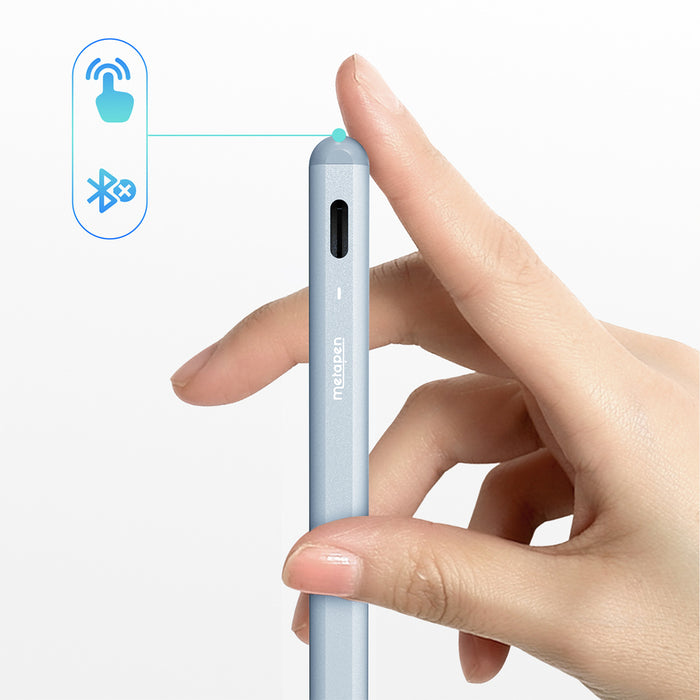 Активен стилус Metapen A8 за iPad USB-C - син