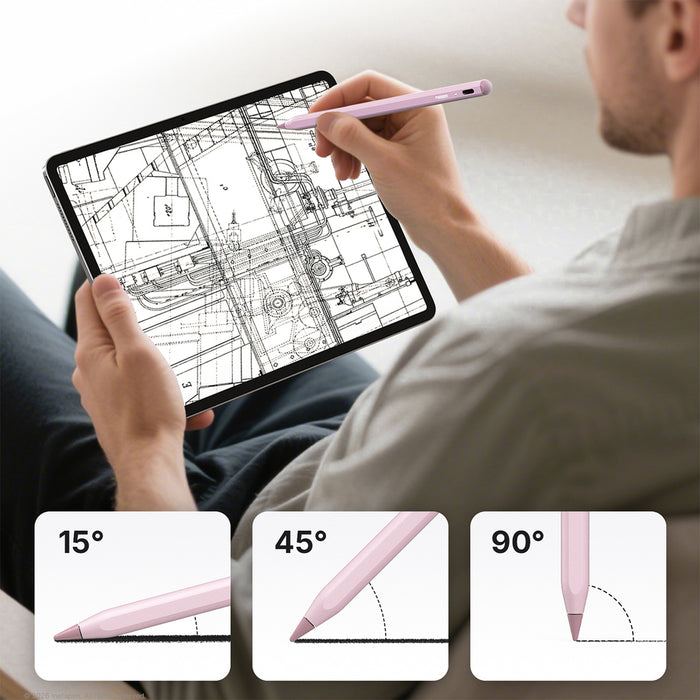 Активен стилус Metapen A8 за iPad USB-C - розов