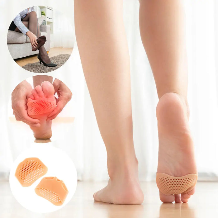 Метатарзални Подложки от Силиконов Гел SilStep InnovaGoods