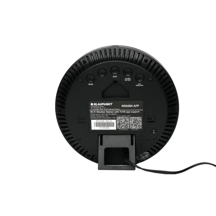 Метеорологична станция Blaupunkt WS65BK APP черна