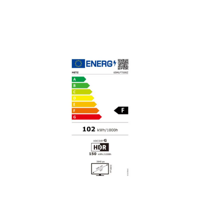 METZ Телевизор 65’’ UHD LED SMART TV 4K Google TV Frameless