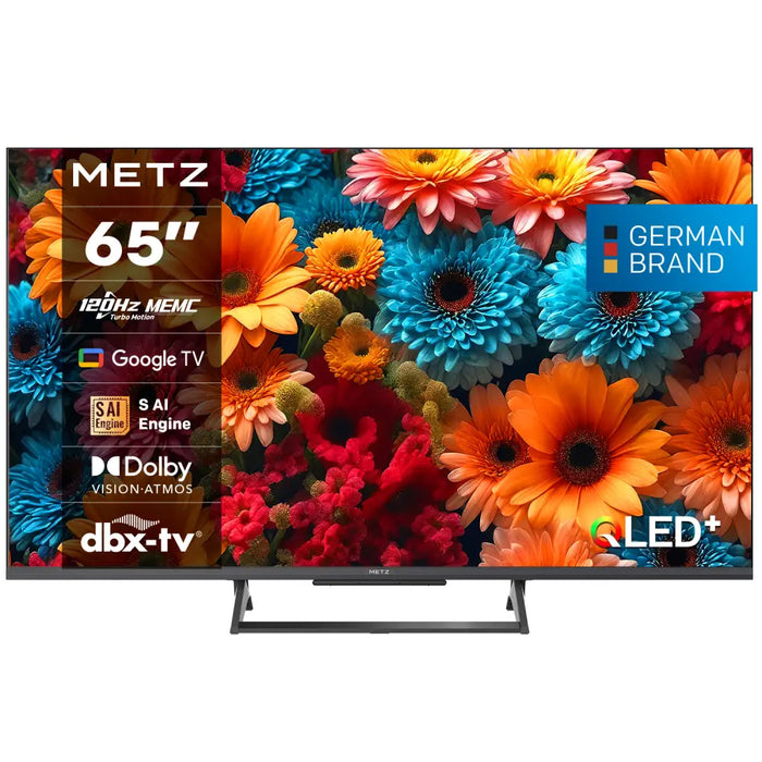 METZ Телевизор 65’’ 65MQF7500Z QLED+ 4K Google TV 120Hz