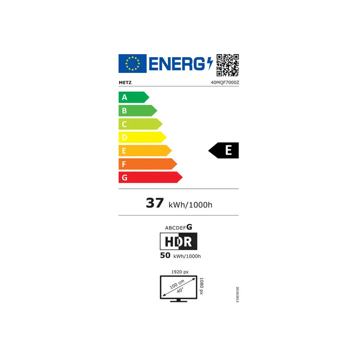 METZ Телевизор 40’’ 40MQF7000 FHD QLED SMART TV Google TV