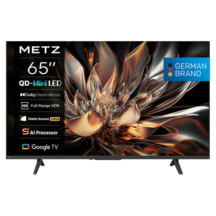 Телевизор METZ 65MNH7000Z 4K Ultra HD QD-Mini LED GOOGLE TV, SMART TV, 65.0 ", 164.0 см