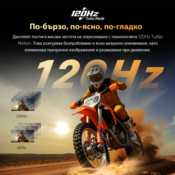 METZ Телевизор 50" 50MQF7500Z UHD QLED SMART TV, 120Hz, 4K, Google TV, 126.0см