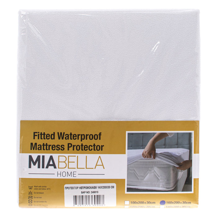 НЕПРОМОКАЕМА НАДМАТРАЧНА ПОСТЕЛКА MIABELLA HOME 160X200Х30 CM
