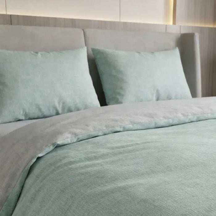ДВОЕН СПАЛЕН КОМПЛЕКТ 4 ЧАСТИ MIABELLA HOME ПОЛИКОТЪН МЕНТА