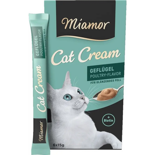 MIAMOR Cat Cream Poultry - лакомства за котки - 6x15гр