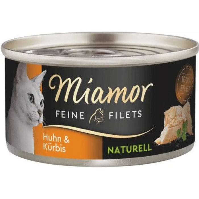 MIAMOR Feine Filets Naturell Пиле с тиква - мокра котешка