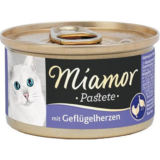 MIAMOR Pastete Птичи сърца - мокра храна за котки - 85гр