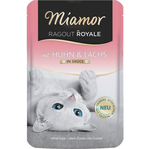 MIAMOR Ragout Royale Пиле и сьомга в сос - мокра храна