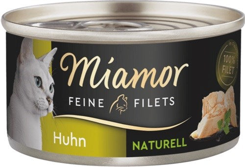 MIAMOR Feine Filets Naturell Chicken - мокра храна за котки - 80гр