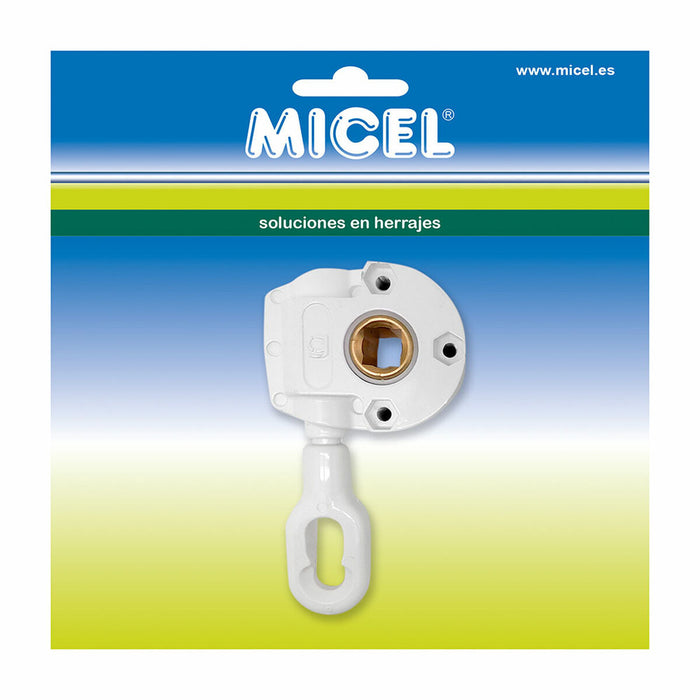 Ролков механизъм за тента Micel TLD05 Бял 7,7 x 3,5 x 13,5 cm Ръчно 1:7