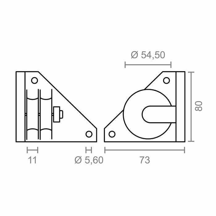 Пергола макара Micel TLD20 Найлон 7,3 x 7,3 x 8 cm Külg Бял