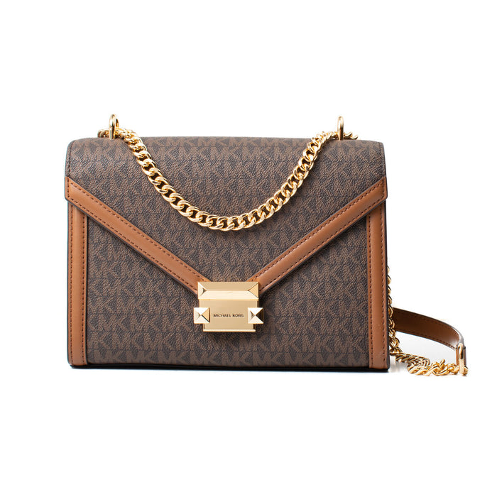 Чанта за Рамо Michael Kors Whitney Кафяв 24 x 18 x 8 cm