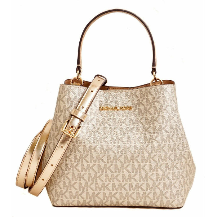 Чанта за Рамо Michael Kors PRATT Златен 20 x 17 x 10 cm
