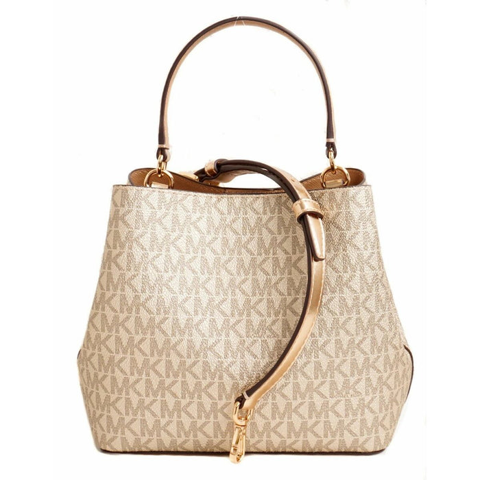 Чанта за Рамо Michael Kors PRATT Златен 20 x 17 x 10 cm
