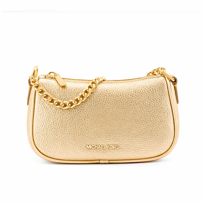 Чанта за Рамо Michael Kors Carmela Златен 20 x 12 x 7 cm