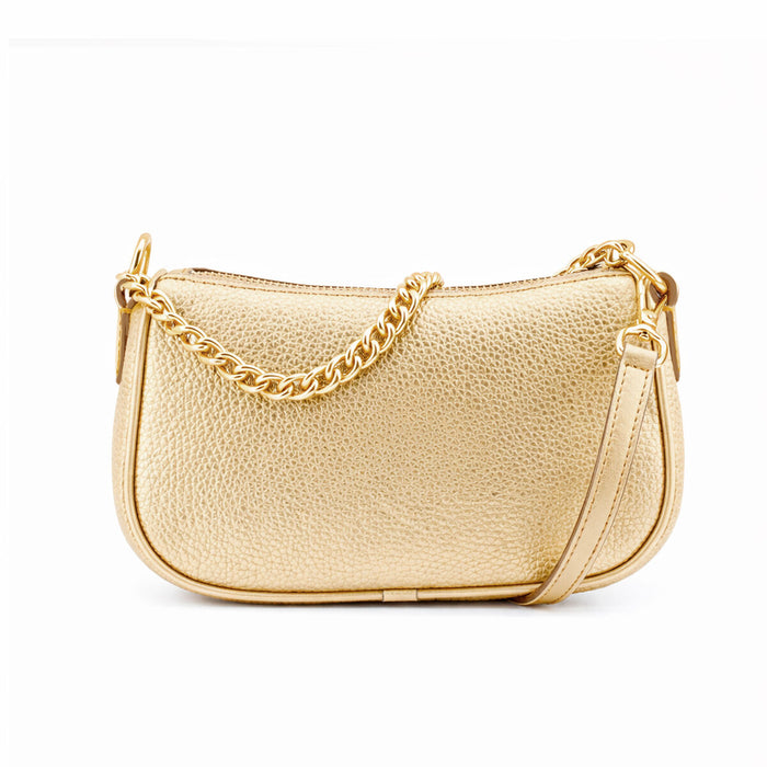 Чанта за Рамо Michael Kors Carmela Златен 20 x 12 x 7 cm