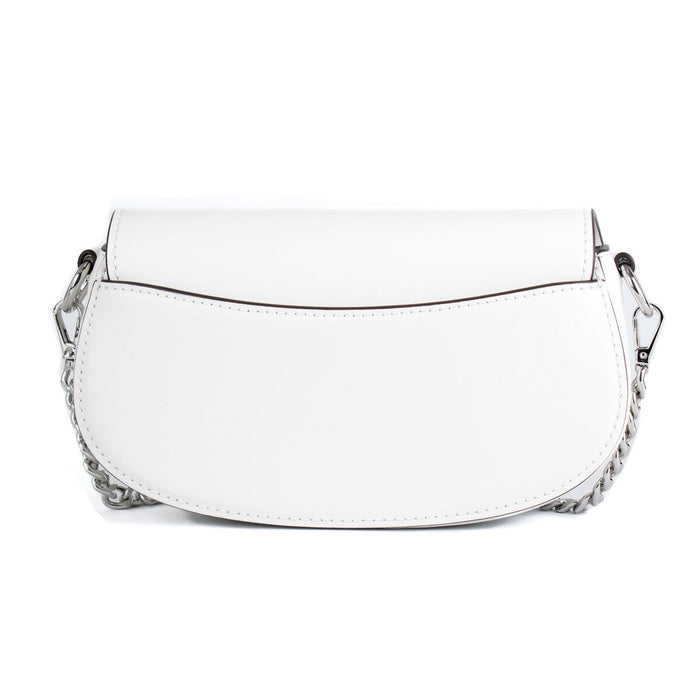 Чанта за Рамо Michael Kors Mila Бял 23 x 12 x 6 cm