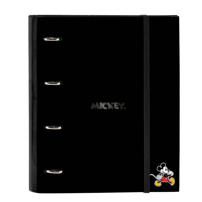 Папка с пръстени Mickey Mouse Clubhouse Черен 27 x 32 x 3.5 cm