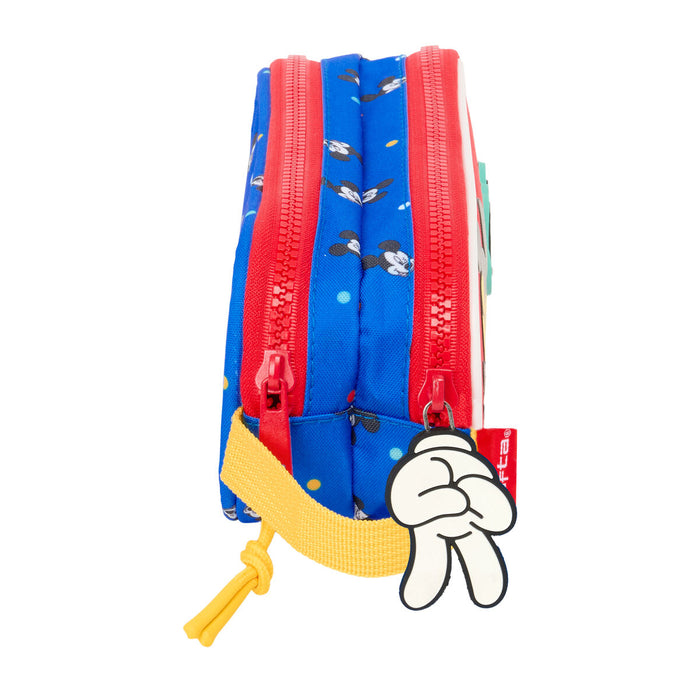 Двоен Моливник Mickey Mouse Clubhouse Good day Син 21 x 8 x 6 cm