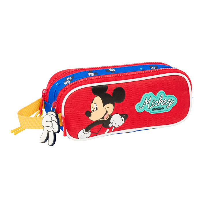 Двоен Моливник Mickey Mouse Clubhouse Good day Син 21 x 8 x 6 cm