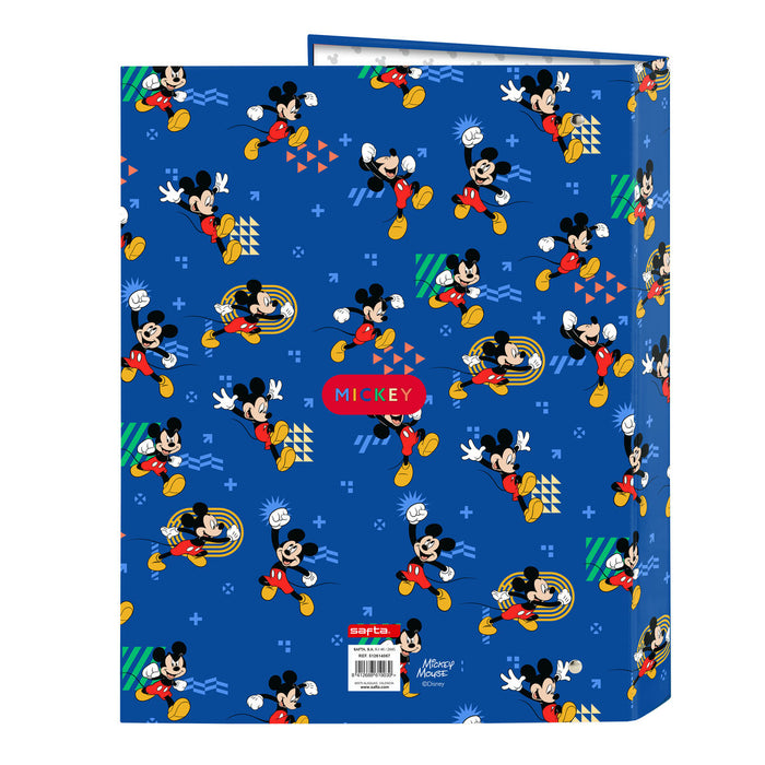 Папка с пръстени Mickey Mouse Clubhouse Today Син A4 26.5 x 33 x 4 cm