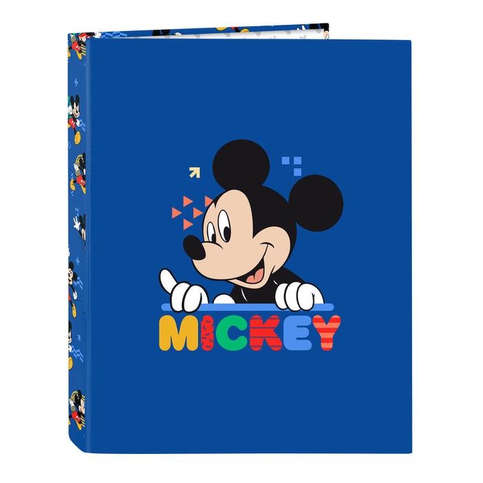 Папка с пръстени Mickey Mouse Clubhouse Today Син A4 26.5 x 33 x 4 cm