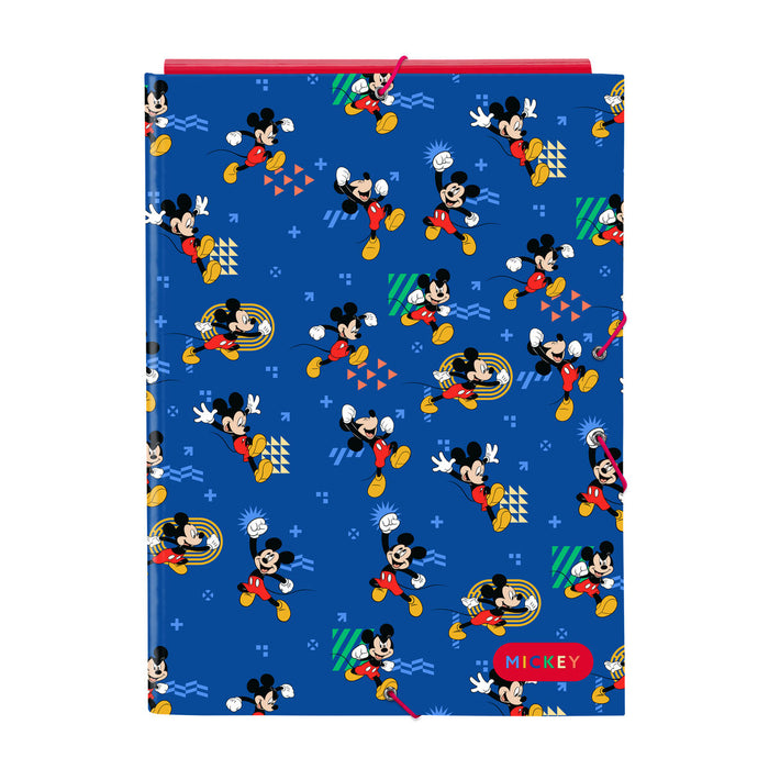 Папка с пръстени Mickey Mouse Clubhouse Today Син A4 26 x 33.5 x 2.5 cm