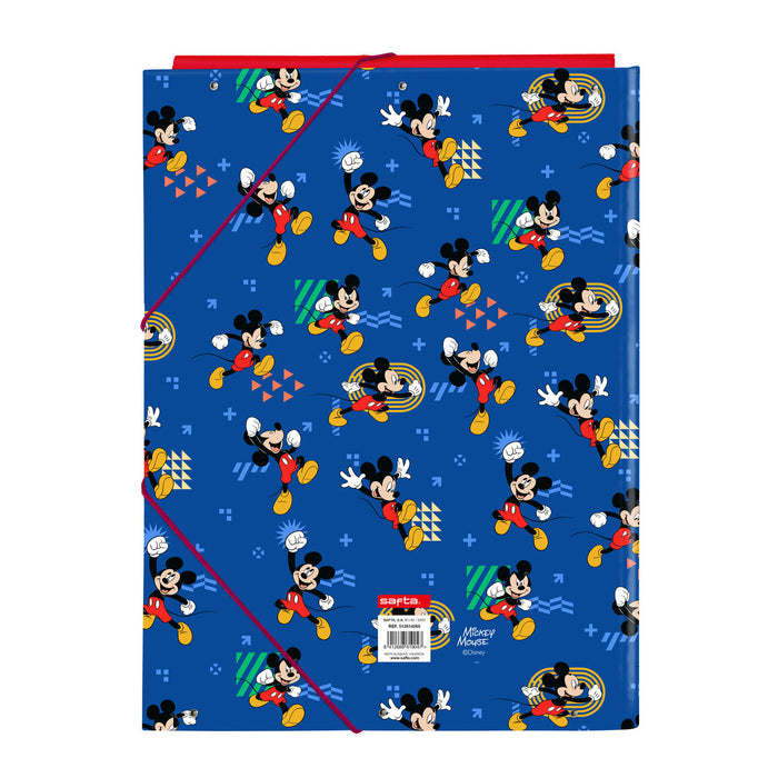 Папка с пръстени Mickey Mouse Clubhouse Today Син A4 26 x 33.5 x 2.5 cm