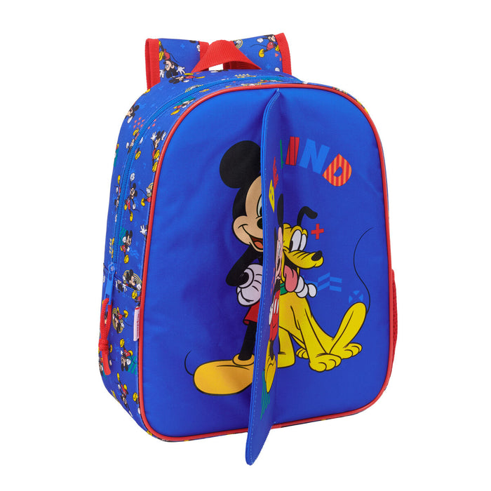 Училищна чанта Mickey Mouse Clubhouse Today Син 26 x 34 x 11 cm